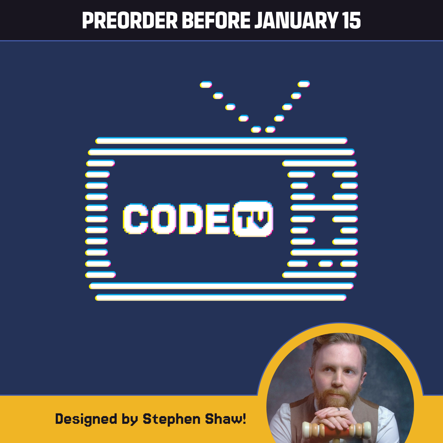 CodeTV CRT Tee by Stephen Shaw