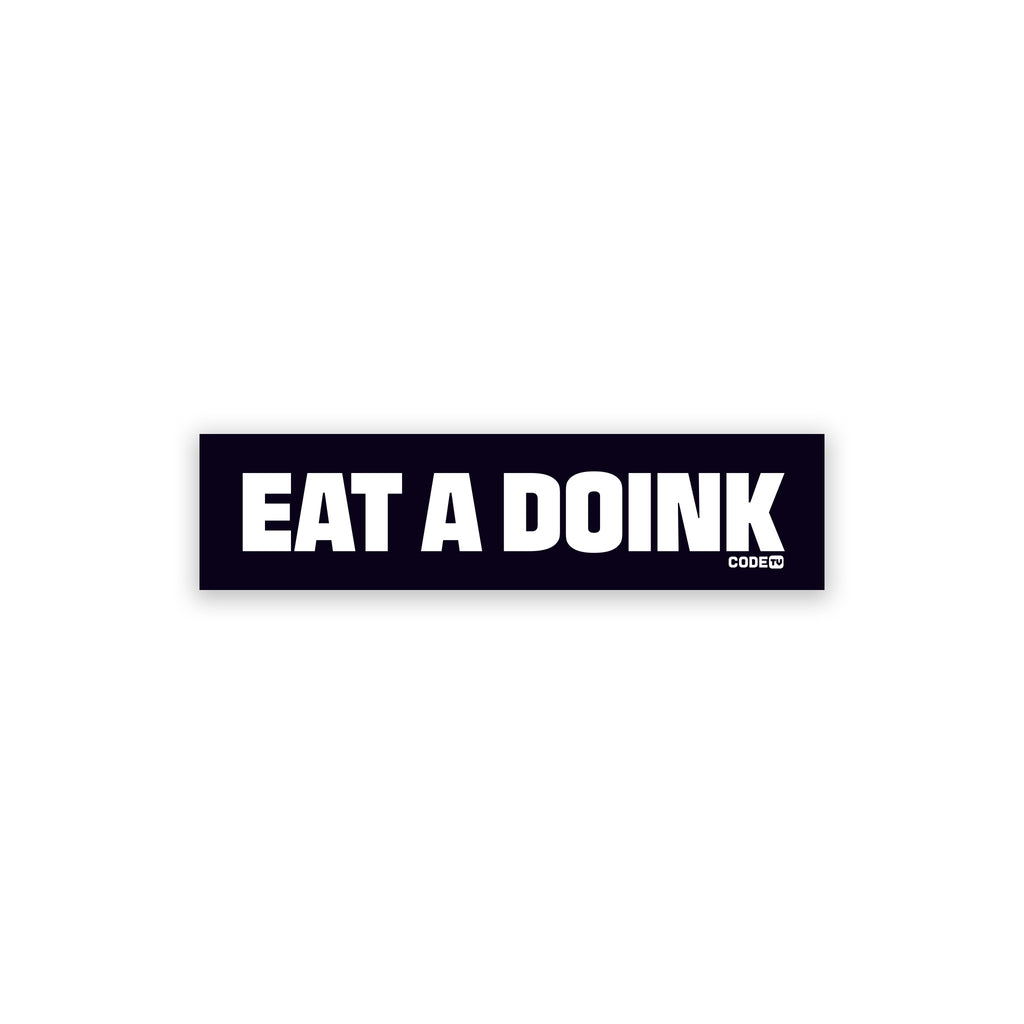 Eat A Doink Sticker